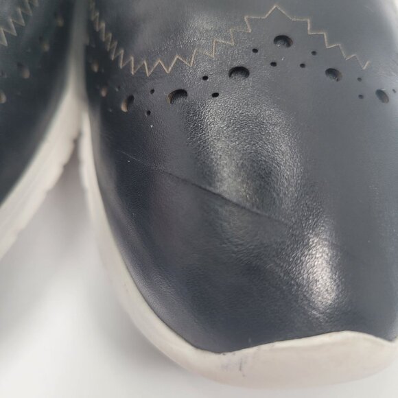 Cole Haan Zerogrand Women's Black Leather Wingtip Oxford Shoes W18202 US Size 8B - Picture 7 of 9